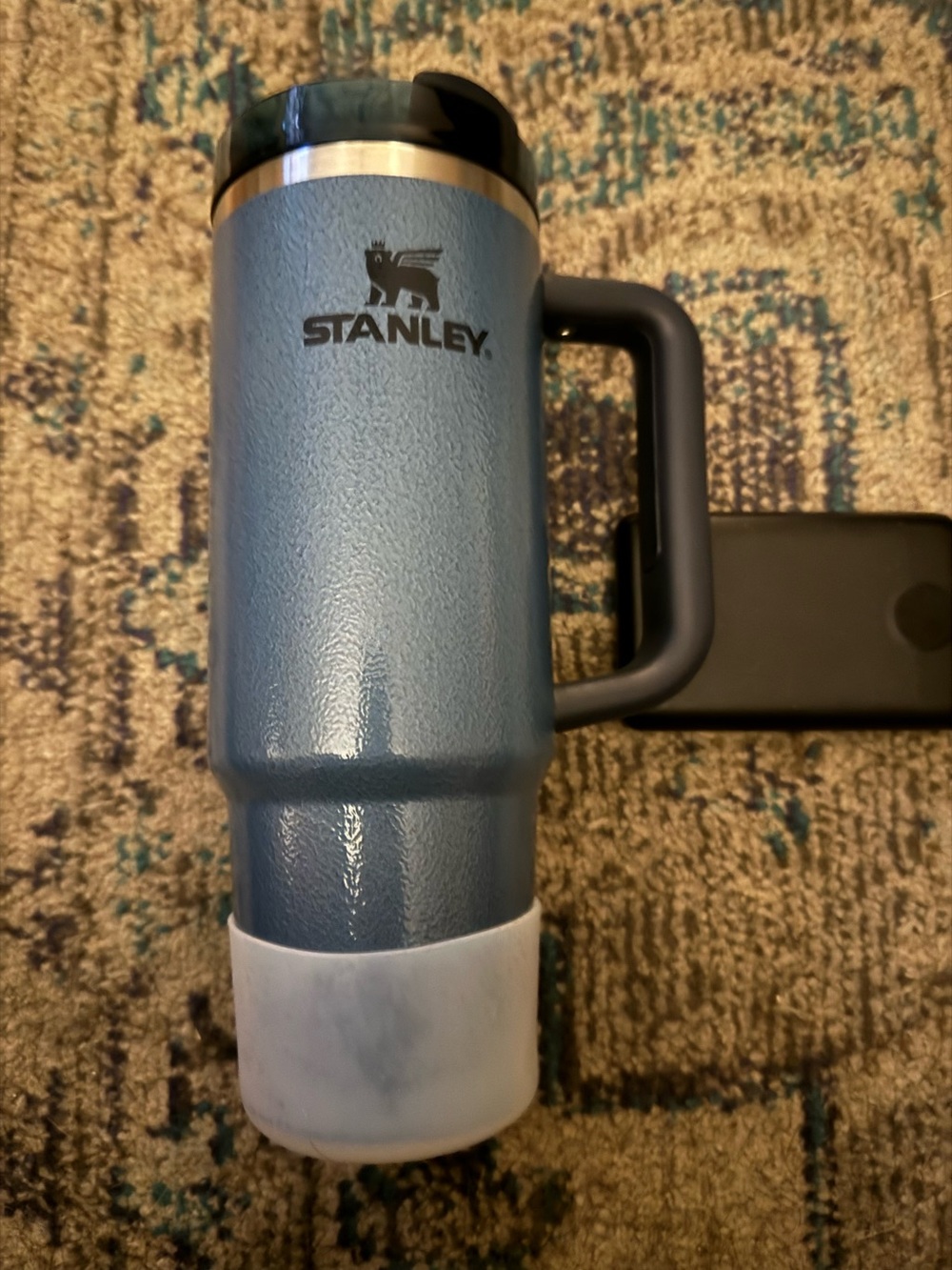 Stanley 30 oz with Handle Stainless Steel Travel Mug in Slate Blue